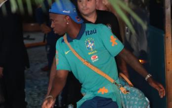 Selección Brasil en Guayaquil