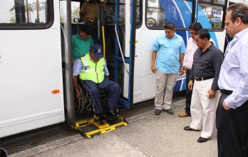 buses urbanos inclusión discapacidad