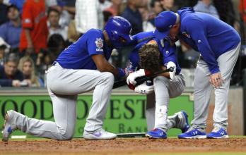 niña golpeada pelotazo béisbol Albert Almora Jr