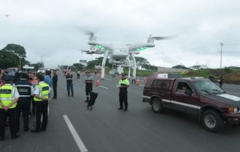 operativo via a la costa dron