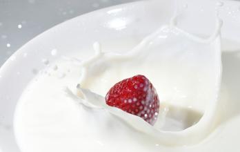 frutilla y yogur