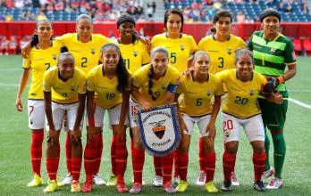 Ecuador Mundial femenino Canadá 2015