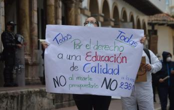 protestas en Cuenca por las medidas económicas