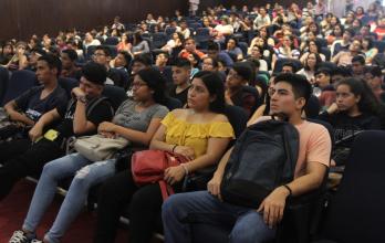 Inducción. En una charla los bachilleres conocieron la metodología aplicada en el curso de nivelación.