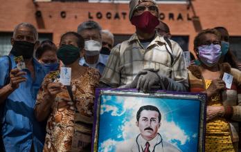 fotos exhumación Gregorio Hernández