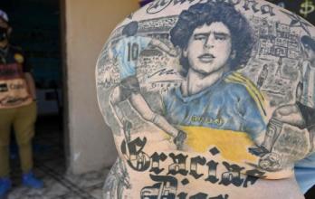 maradona tatuaje hincha