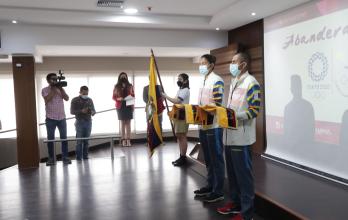 Ecuador abanderamiento Juegos Olímpicos