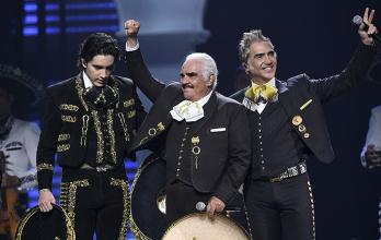 Álex, Vicente y Alejandro Fernández.