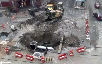 Continuara cierre de interseccion en la Alborada 2