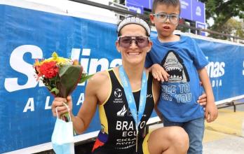 Elizabeth Bravo triatlón Ecuador