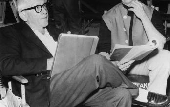 Katharine Hepburn y el actor Spencer Tracy
