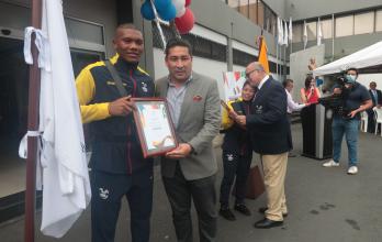 Ecuador Abanderamiento Juegos Bolivarianos
