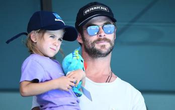 Chris Hemsworth e hija.