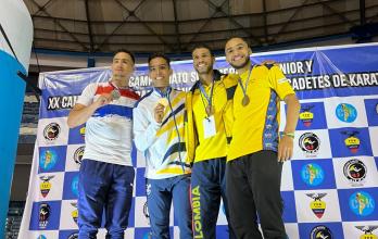 José Acevedo karate oro Juegos Bolivarianos
