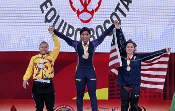 Angie Palacios oro record panamericano