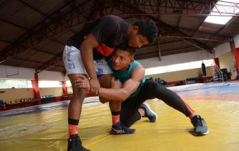 Jorge Andy Samir Lezcano lucha Ecuador