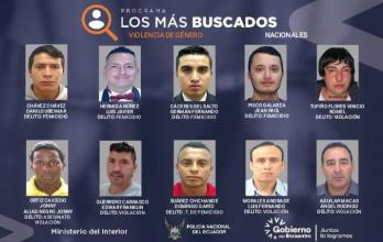 La Policía informó que Germán Cáceres fue incluido en los más buscados del Ecuador por violencia de género