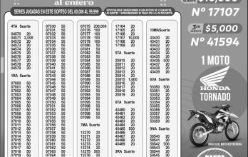 BOLETIN LOTERIA 6884, LUNES 27 DE FEBRERO-2023