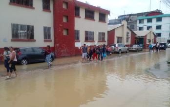 Escuela inundada Salitre