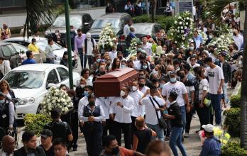 Funeral de Miguel Cedeño
