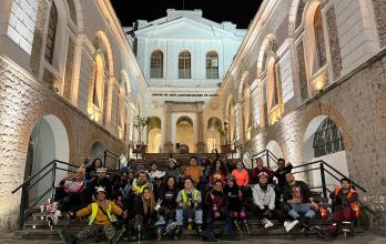 Quito- noches- patinadores
