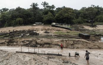 La sequía en la amazonia de Brasil