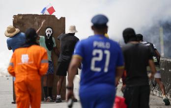 Policía abre puntos bloqueados en medio del llamado al paro nacional antiminería en Panamá