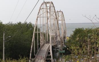 Isla Puná, puente deteriorado