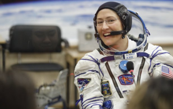 La astronauta estadounidense Christina Koch.