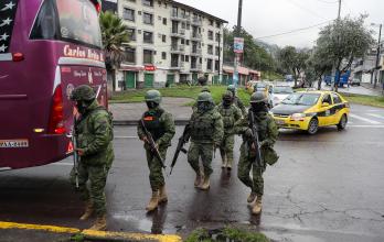 EJERCITO EN LAS CALLES DE ECUADOR