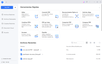 Te permite editar y adaptar documentos de planificación