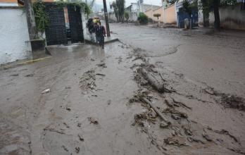 Aluvión en La Gasca 2024