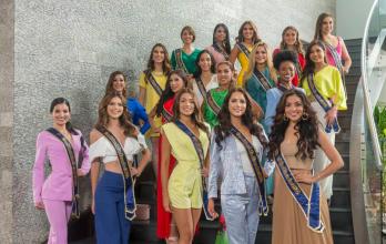 Landy Párraga en Miss Ecuador