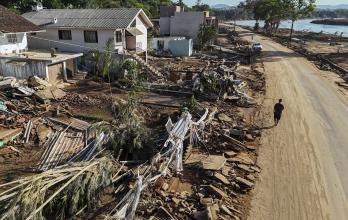 Tierra arrasada en Cruzeiro, el municipio con más muertes por las inundaciones de Brasil