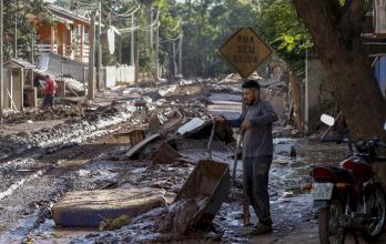 Tierra arrasada en Cruzeiro, el municipio con más muertes por las inundaciones de Brasil