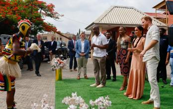 Príncipe Harry y Meghan en Nigeria