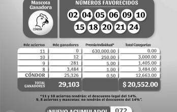 BOLETIN POZO 1084, REVANCHA 71 - LUNES 13 DE MAYO 2024