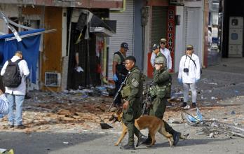 Seis heridos por una bomba y ataques de guerrilleros a la Policía en suroeste de Colombia