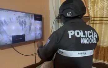 Sistema de monitoreo hallado en una casa de la Unión de Bananeros