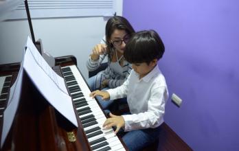 Estudiantes de la academia de música