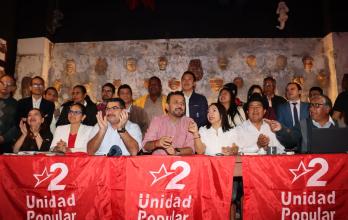 Giovanni Atarihuana, presidente de Unidad Popular, dijo que no se unirán al correísmo para definir un candidato de la alianza de las izquierdas.