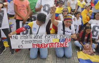 Migrantes venezolanos en Ecuador
