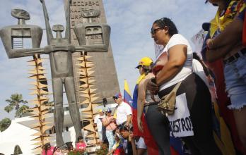 Migrantes venezolanos en Ecuador