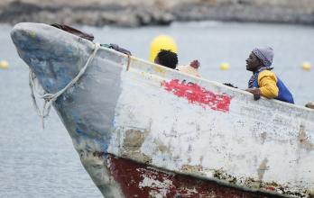 Migrantes llegan a las islas Canarias