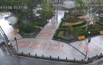 Cuenca ha presentado lluvia y granizo este martes.