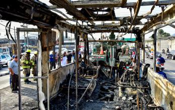METROVIA EN LLAMAS