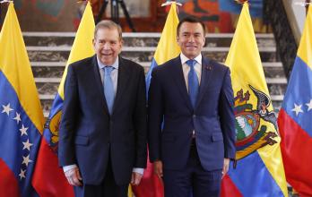 Edmundo González y Daniel Noboa se reunieron el pasado 27 de enero de 2025.