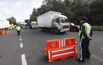 controles en la avenida simón bolívar