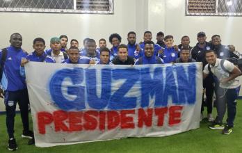Jugadores de Emelec expresaron su respaldo a Jorge Guzmán días atrás