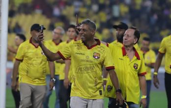 Tony Gómez, el defensa uruguayo también presente en la fiesta del Centenario.